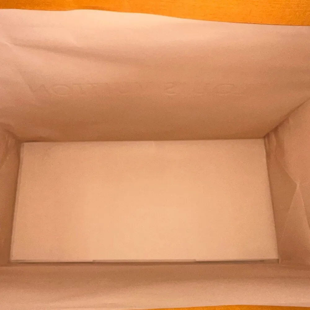LV Louis Vuitton Paper Shopping Bag - orange XL, 19.25